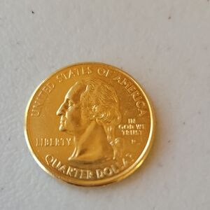Gold Plated 2000 Maryland Washington Quarter